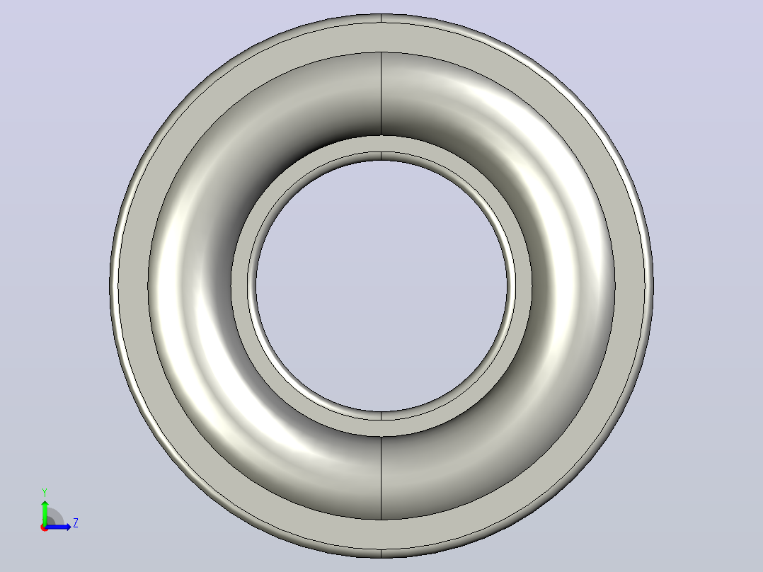 SKF自调心球轴承ball_bearing_2312_k_0左视图