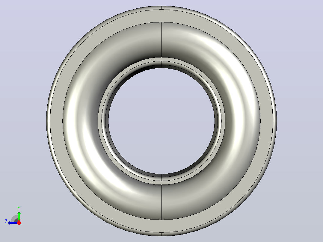 SKF自调心球轴承ball_bearing_2312_k_0右视图