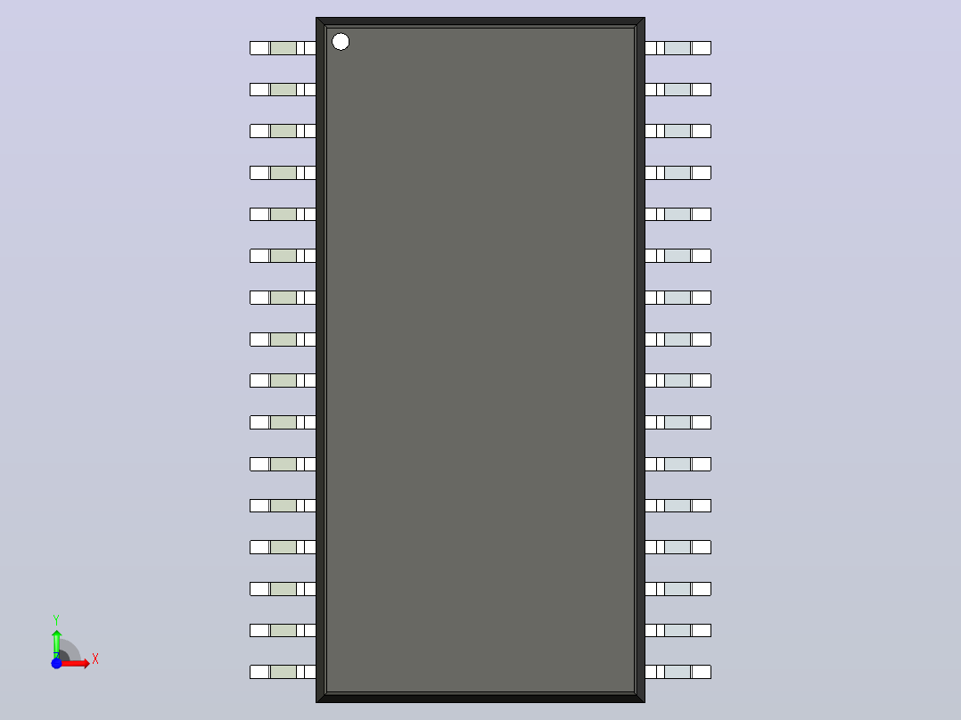 106x SOIC 封装（小外形集成电路）SOIC127P1410X250-32N前视图