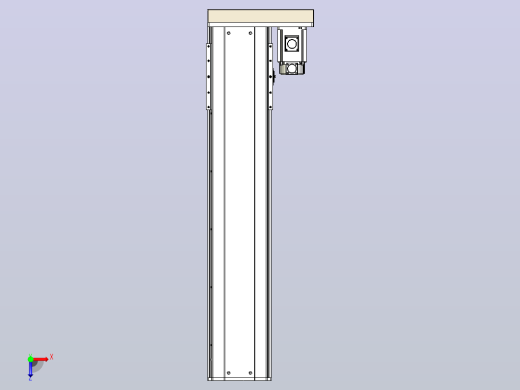 日规模组半封闭丝杆TPA-HNR-220D-3210C-L850-ML-C-P1K-N3俯视缩略图