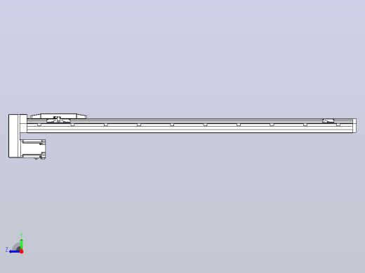 滚珠丝杠直线轴内置导轨TPA-GCR-170-2510C-L1200-MP-M75-N3右视缩略图
