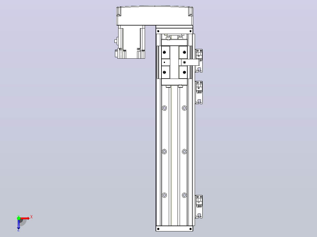 钢基模组TPA-KSR-8610C-440A1-ML-H0S2俯视图