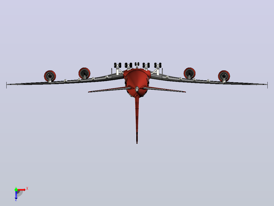 空客a380 - 800俯视图
