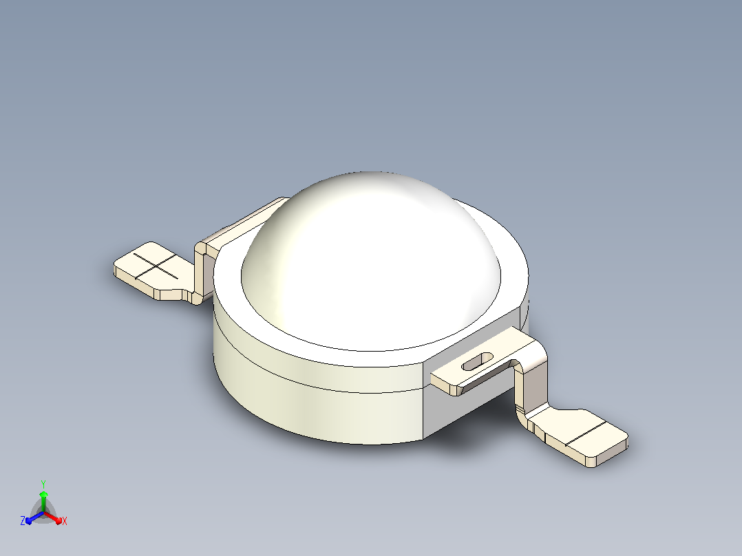 山宗 LED 1W 3W 5W 8mm主视图
