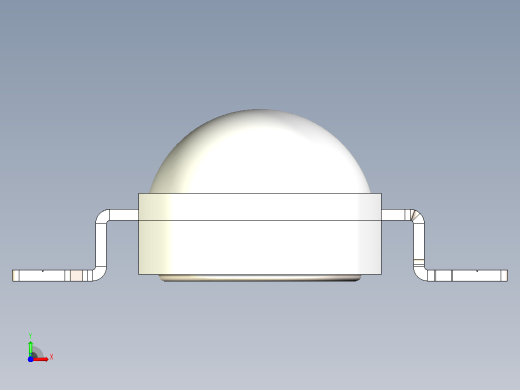 山宗 LED 1W 3W 5W 8mm前视缩略图