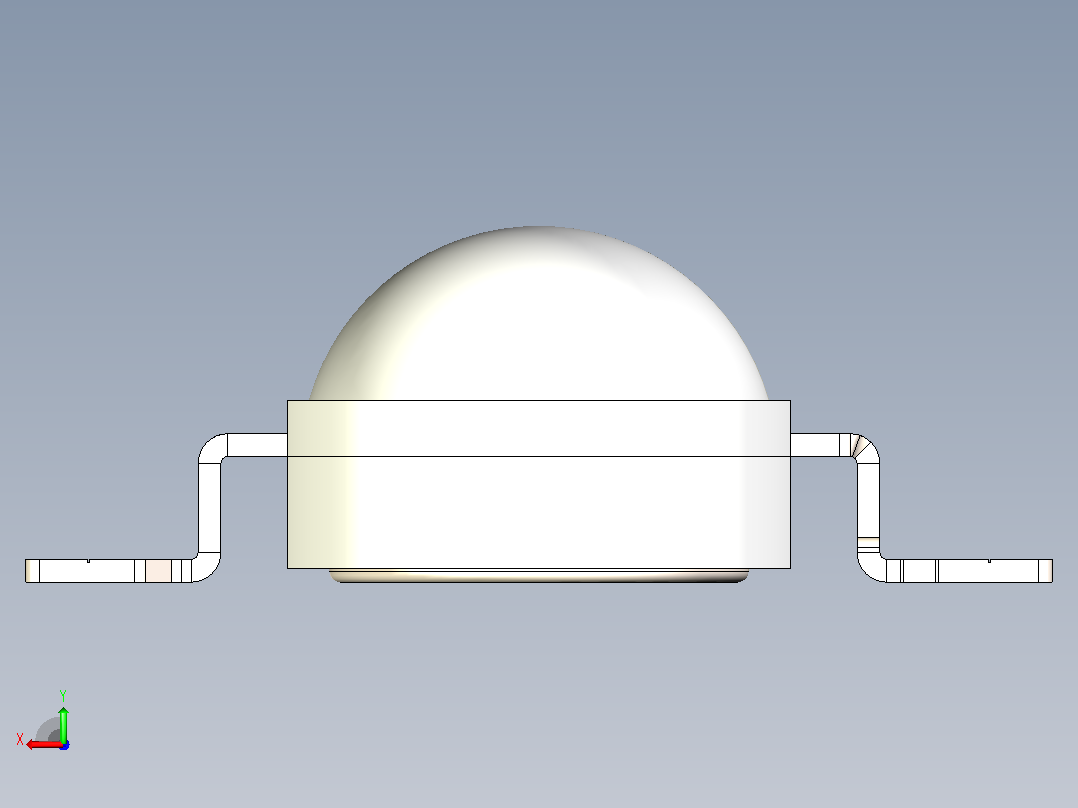 山宗 LED 1W 3W 5W 8mm后视图
