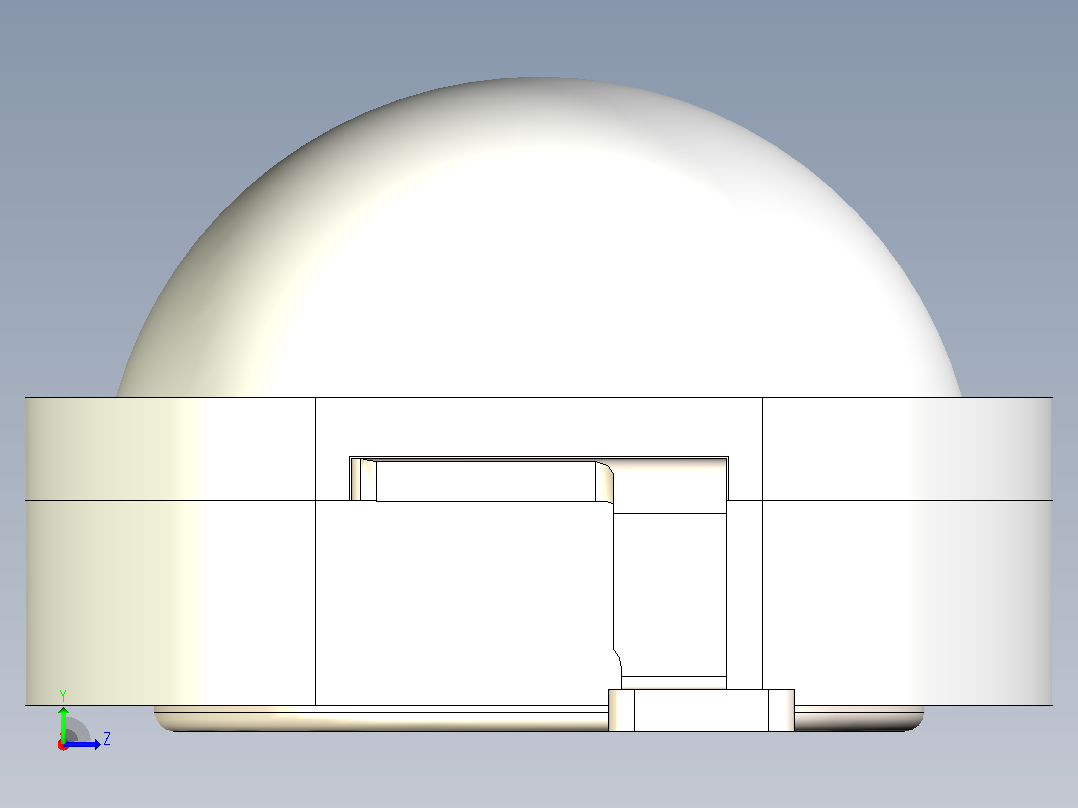 山宗 LED 1W 3W 5W 8mm左视图