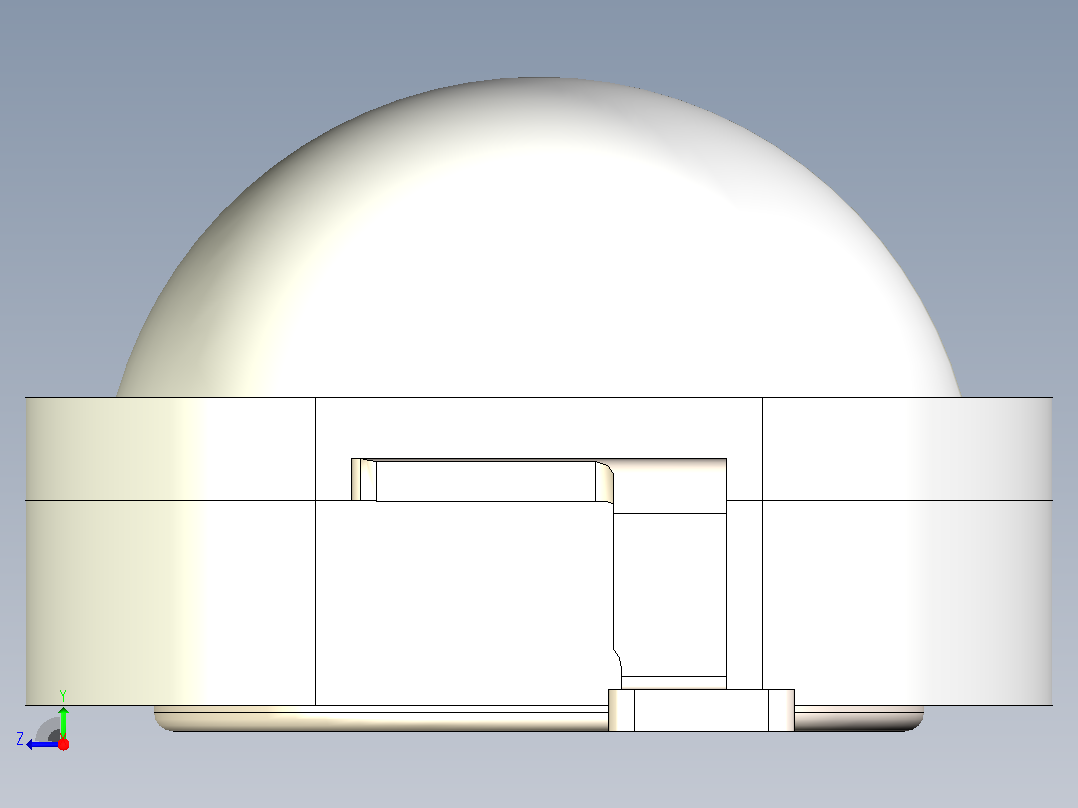 山宗 LED 1W 3W 5W 8mm右视图