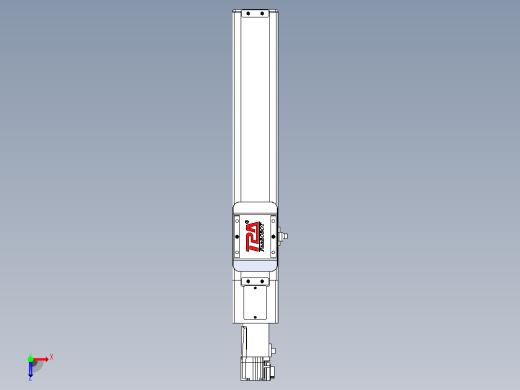 滚珠丝杠直线轴带导轨全封闭TPA-HCR-65S-1610C-L250-M-Y-P10-N3俯视缩略图