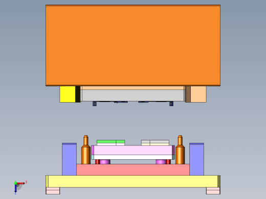 铆接夹具加工件俯视缩略图
