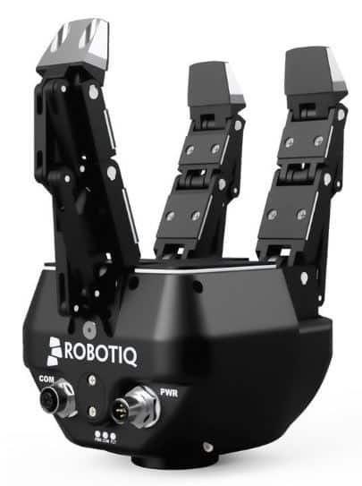 三指自适应机器人手爪夹持器3D图纸 Solidworks设计 附STEP