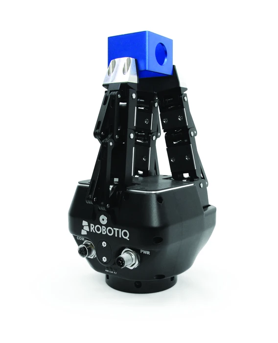三指自适应机器人手爪夹持器3D图纸 Solidworks设计 附STEP