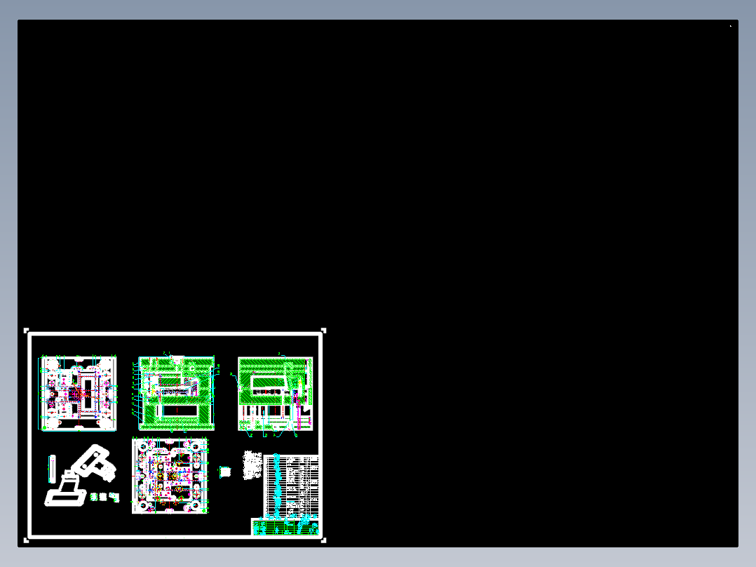 液晶显示器配件注塑模