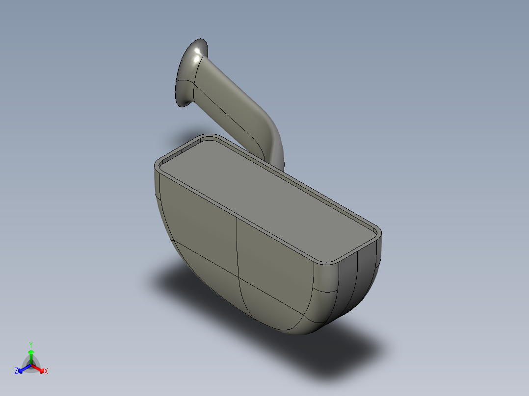 utocad GT赛车CF后视镜