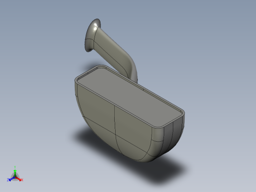utocad GT赛车CF后视镜