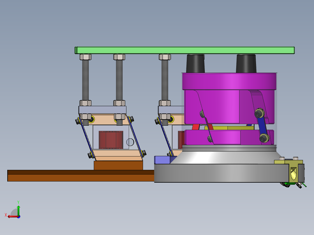 精密振动盘3D振动盘后视图