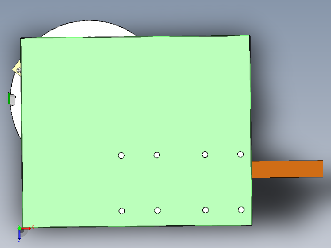 精密振动盘3D振动盘俯视图