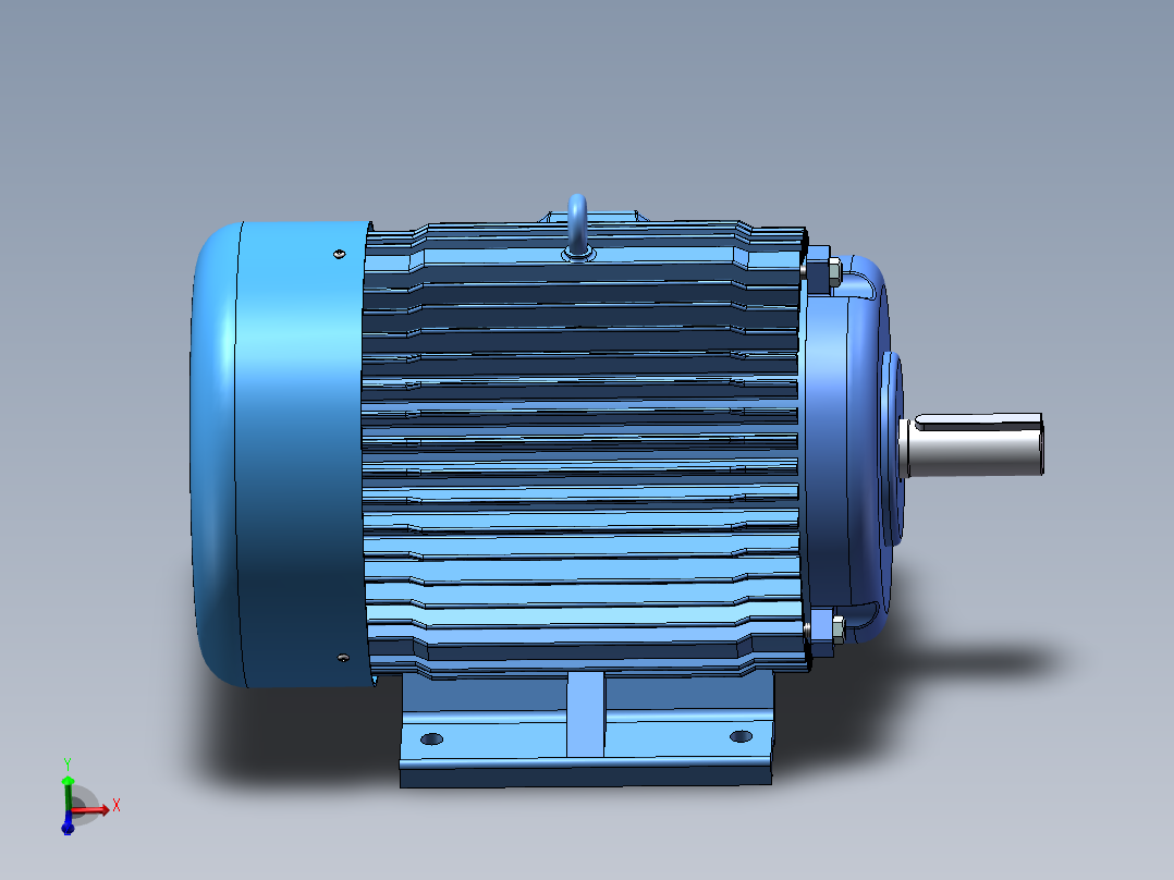 三相异步电机内部结构SolidWorks图纸 3d模型