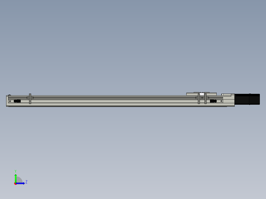 Toyo东佑达直线模组-ECH6-650-BC-反-M5左视图