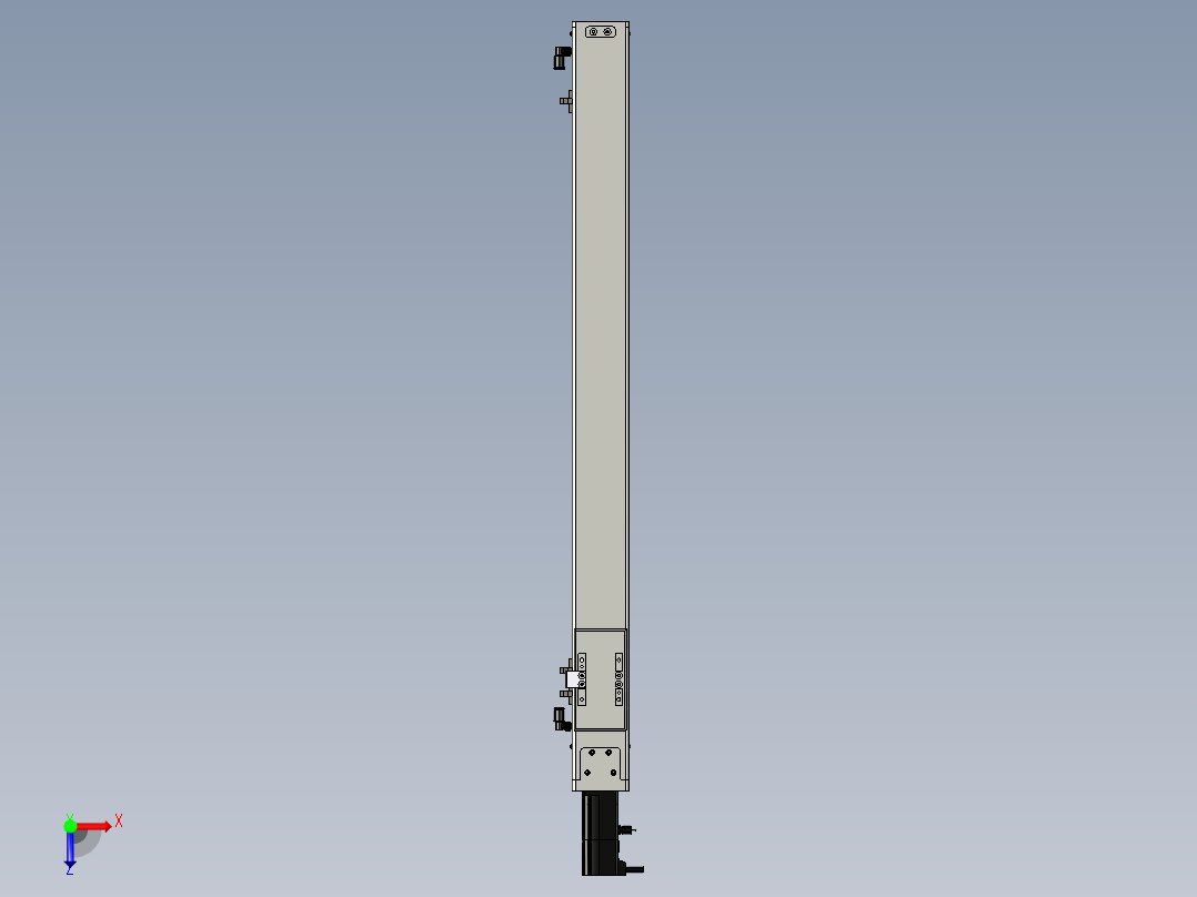 Toyo东佑达直线模组-ECH6-650-BC-反-M5俯视图