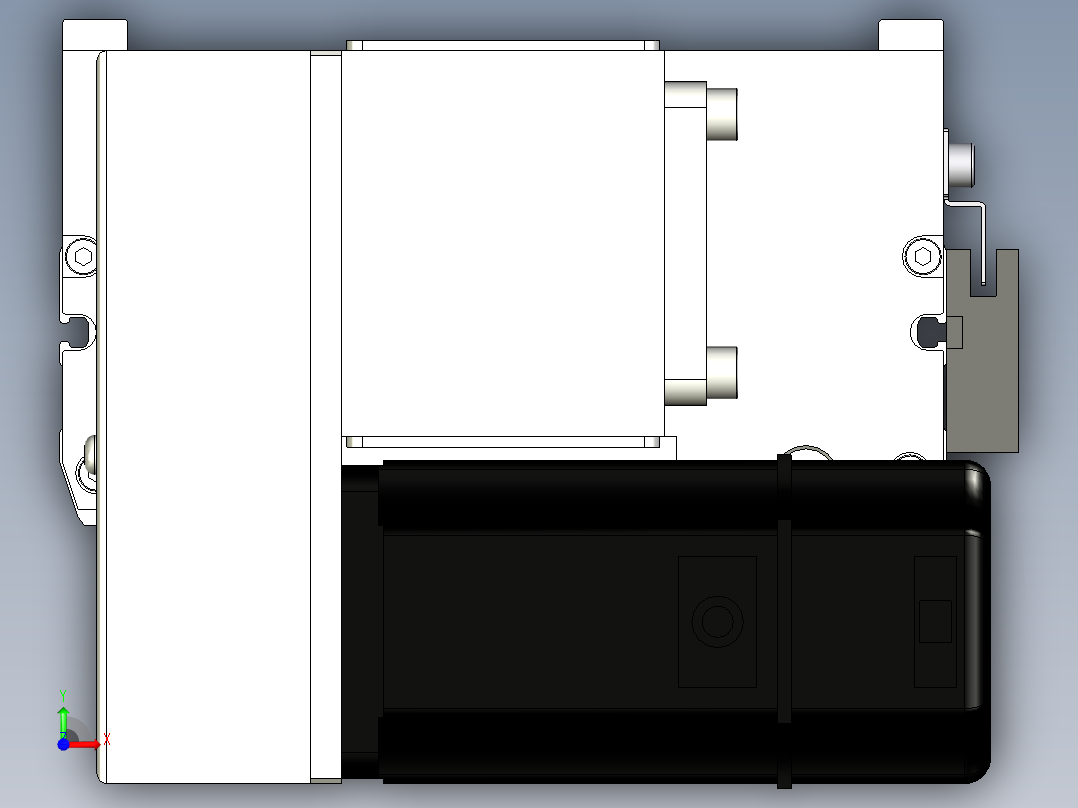 Toyo东佑达直线模组-ETB17-2400-LD前视图