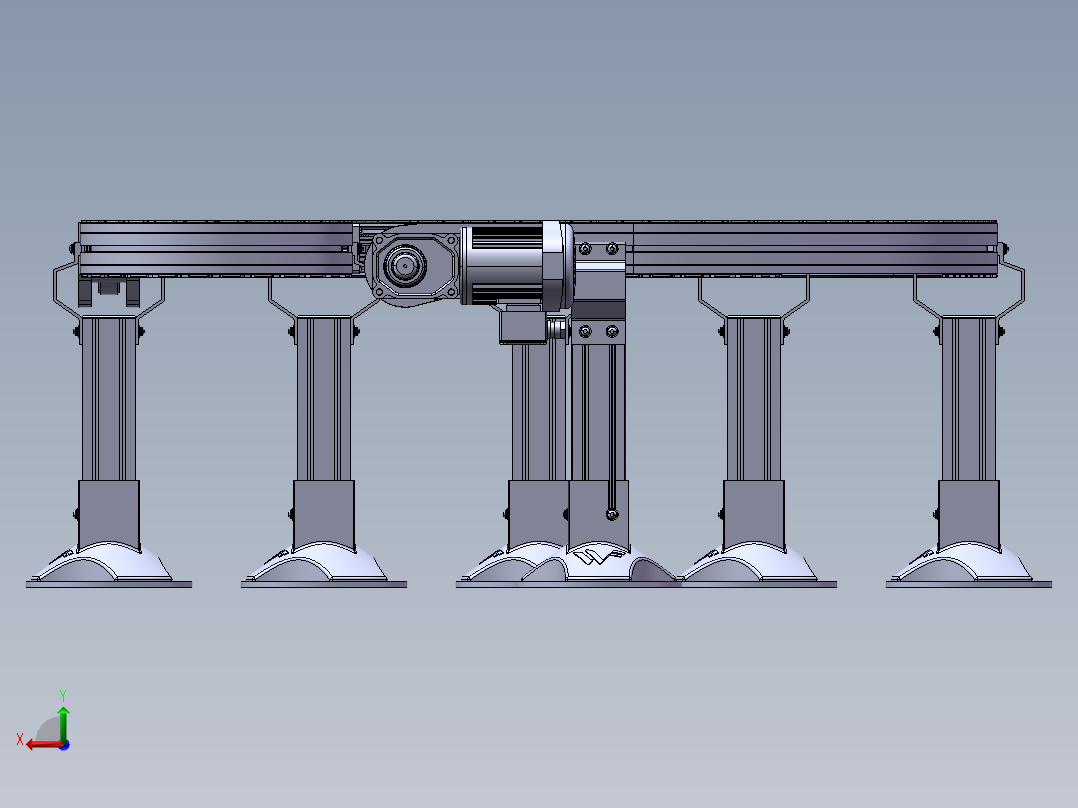 B103-弯道传送带（淘宝店&老工匠设计中心）后视图