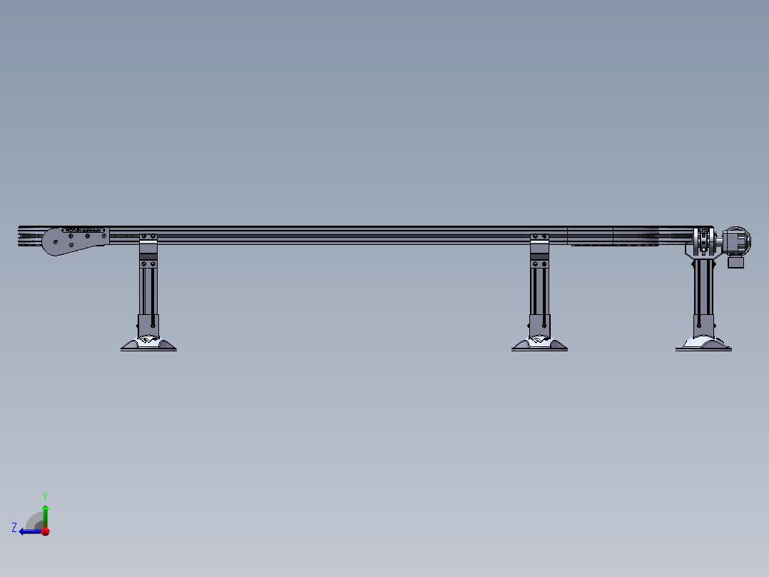 B103-弯道传送带（淘宝店&老工匠设计中心）右视图