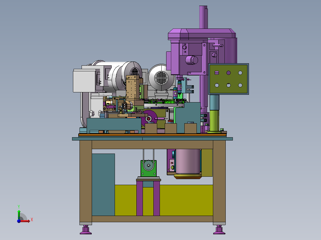 B01-SONY 半自动攻牙机前视图