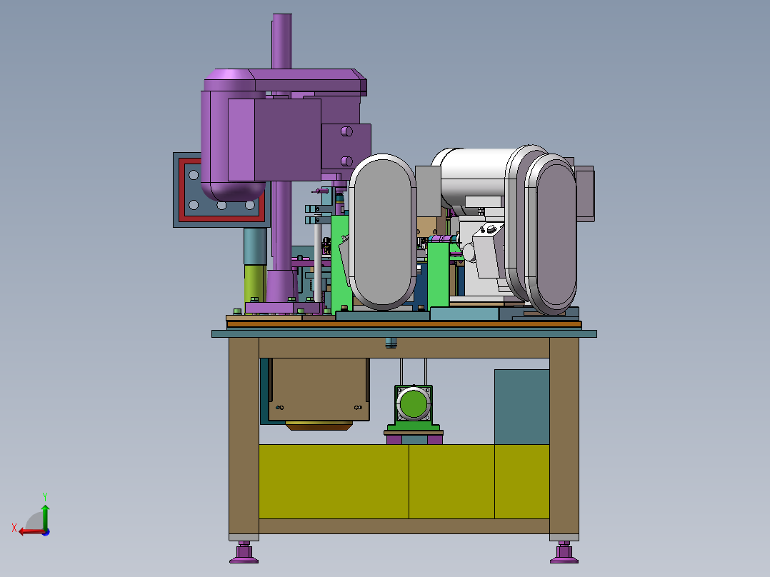 B01-SONY 半自动攻牙机后视图