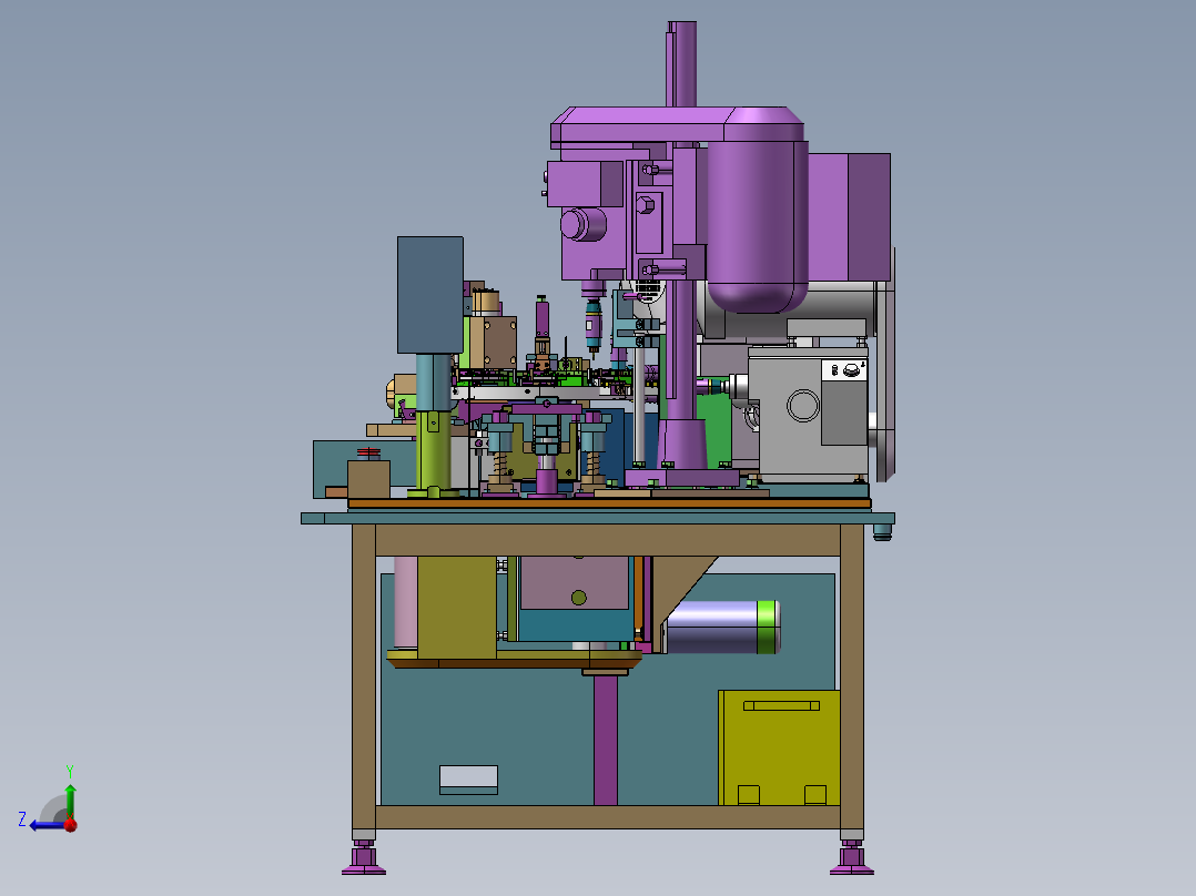 B01-SONY 半自动攻牙机右视图