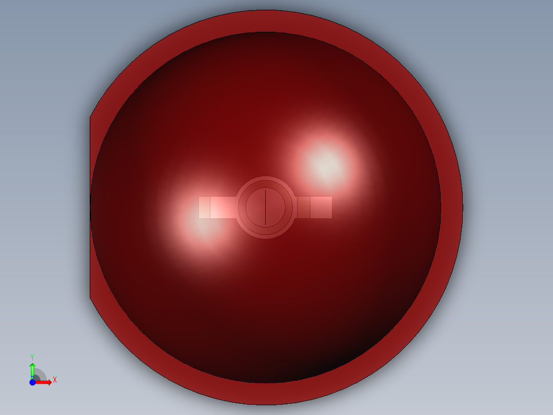 LED_Round_Red96_D8.0mm前视图