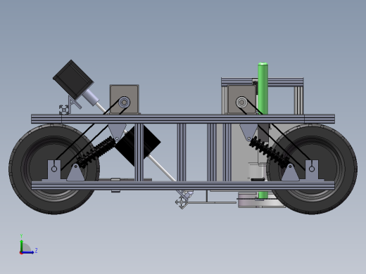 莴笋收割播种一体车左视缩略图