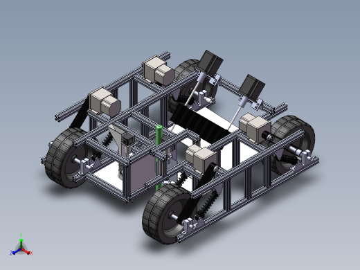 莴笋收割播种一体车正等轴测缩略图