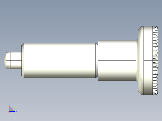 分割定位柱(無卡鎖C)2212-3D多系列多零件图纸模型左视缩略图