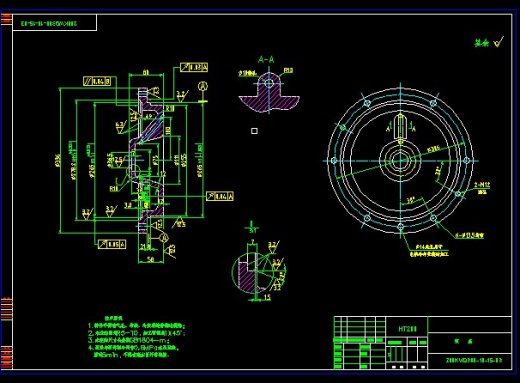 潜水排污泵CAD图纸 机械设计CAD图纸DWG图纸2D图纸缩略图