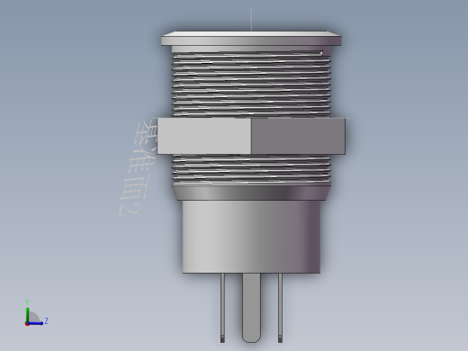 按钮1左视缩略图