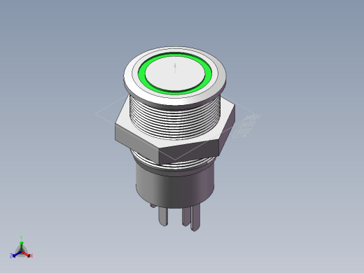 按钮1正等轴测缩略图
