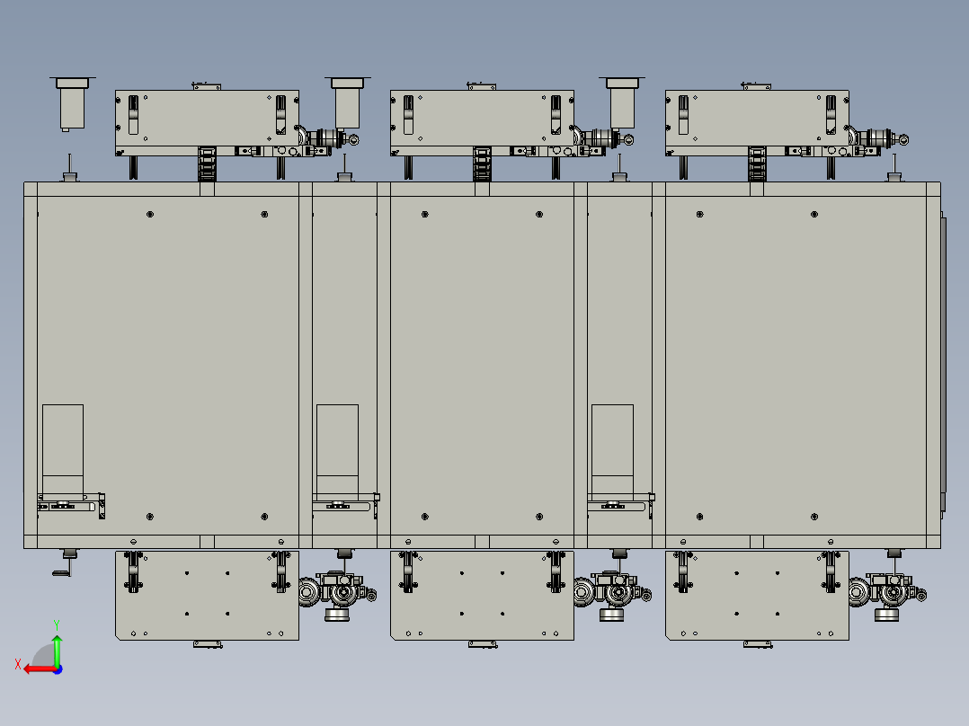 压力循环机后视图