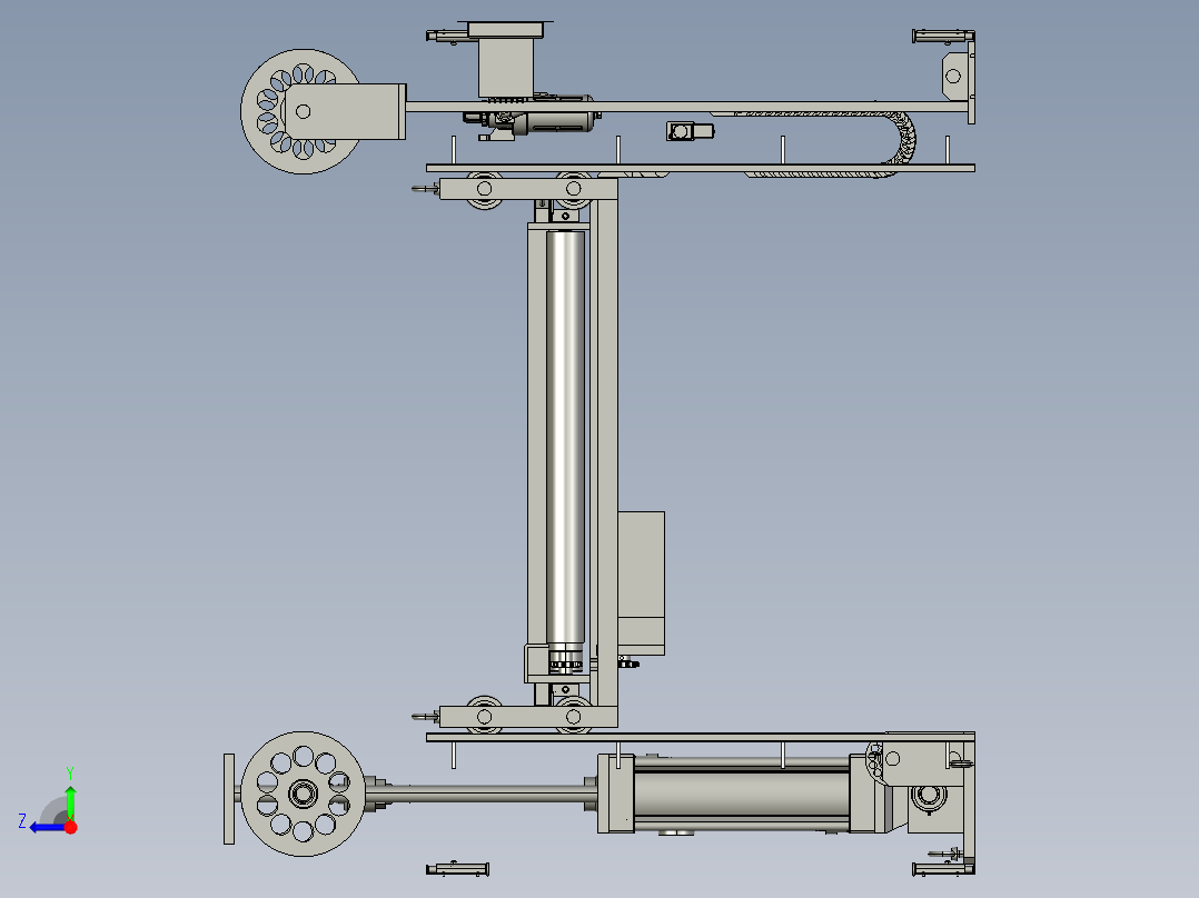 压力循环机右视图