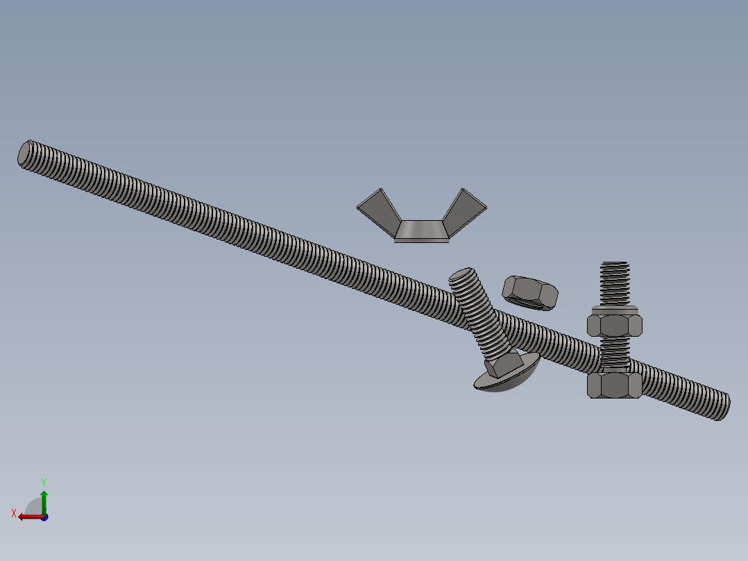 m8-螺栓螺母.4后视图