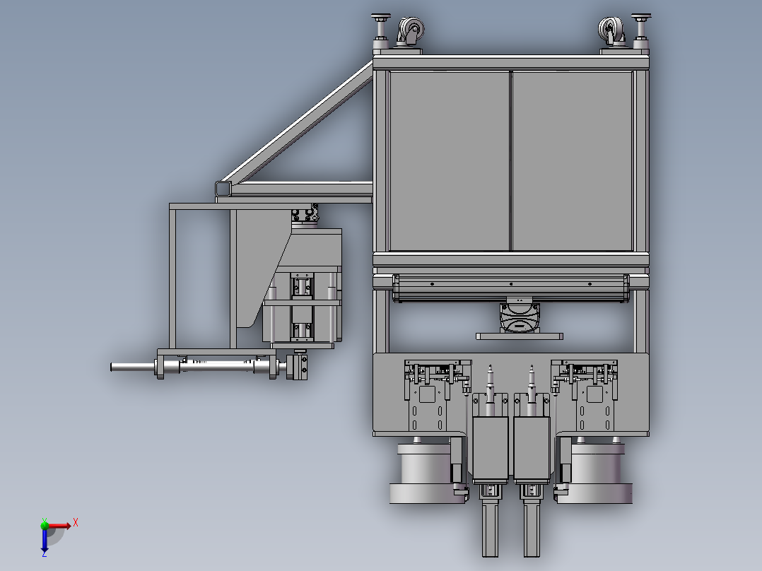自动铆钉机 3俯视图