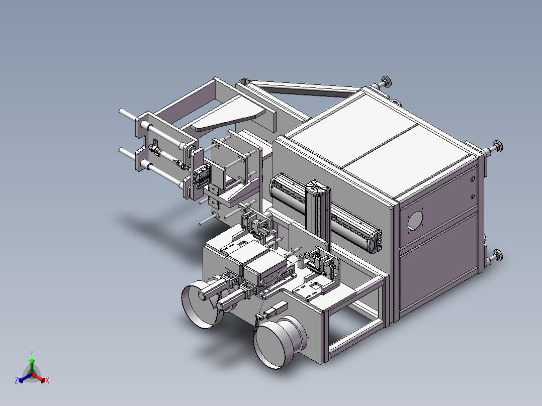 自动铆钉机 3正等轴测图