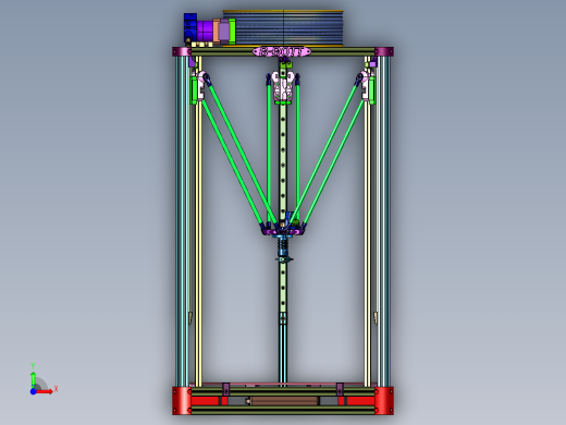 大型FDM定做delta并联臂整机前视缩略图