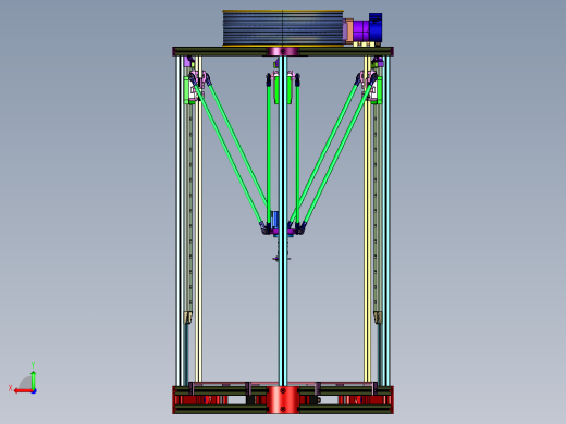 大型FDM定做delta并联臂整机后视缩略图