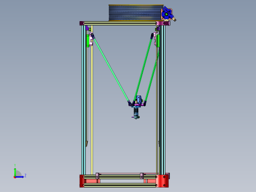 大型FDM定做delta并联臂整机左视缩略图