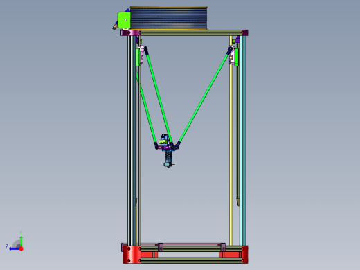 大型FDM定做delta并联臂整机右视缩略图