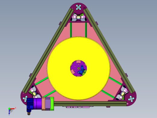 大型FDM定做delta并联臂整机俯视缩略图