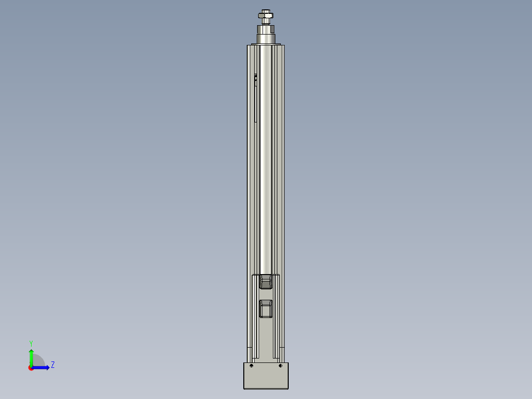 12VZ电动缸-VZ5-S300-BD左视图