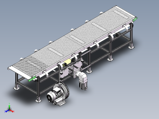 真空输送线正等轴测缩略图
