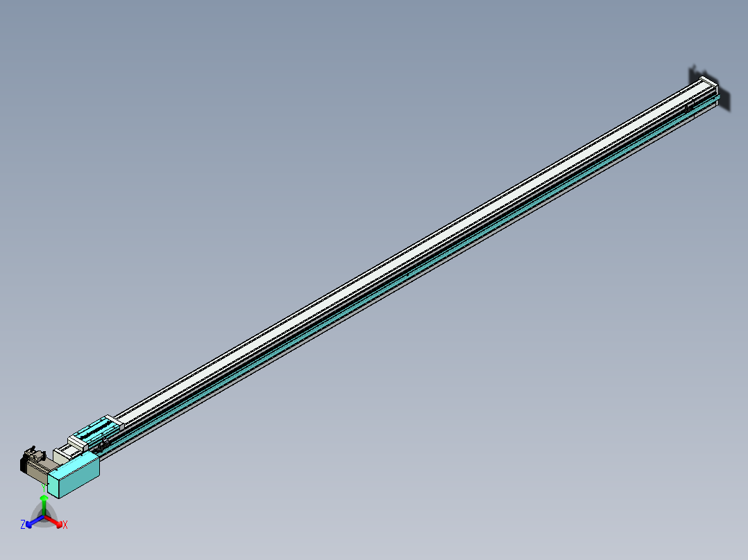 欧规系列-LB6A-L65-S2300-BL-ZP40-C3正等轴测图
